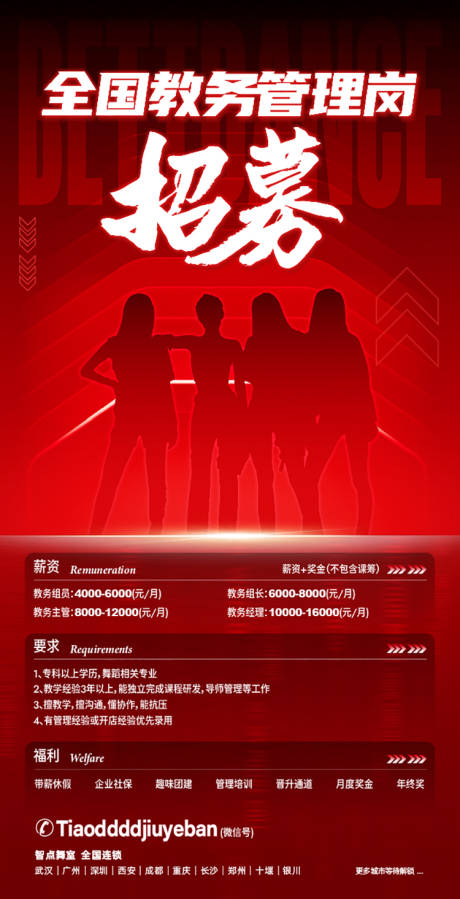 源文件下载【享设计】搜索编号：98500035971142049【舞蹈培训招聘海报】
