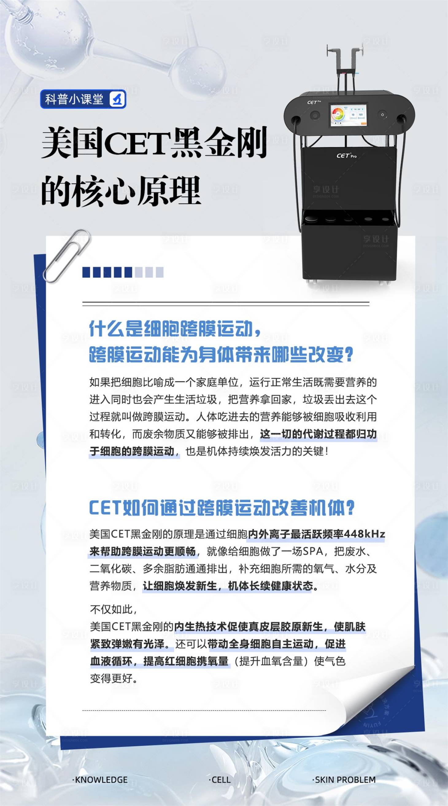 源文件下载【享设计】搜索编号：83440036098847229【医美仪器宣传海报】