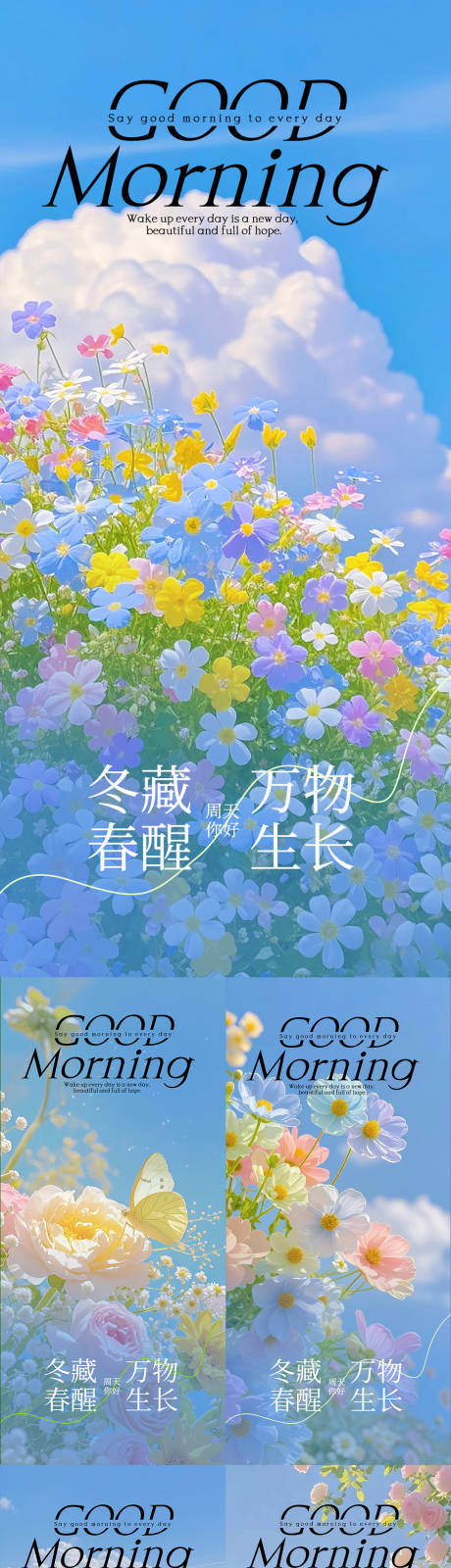 源文件下载【享设计】搜索编号：54740035853376493【早安清晨海报】