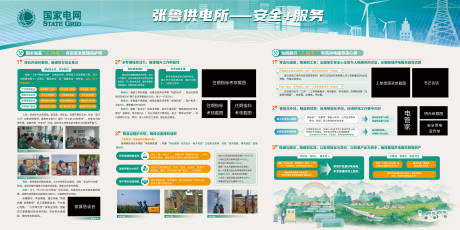 源文件下载【享设计】搜索编号：48840035910279999【供电所宣传栏】