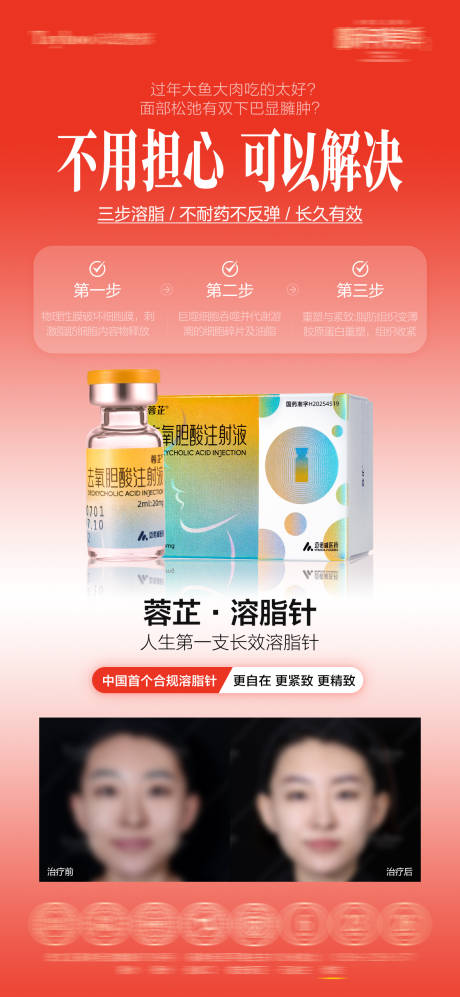 源文件下载【享设计】搜索编号：21240035693349658【溶脂针海报】
