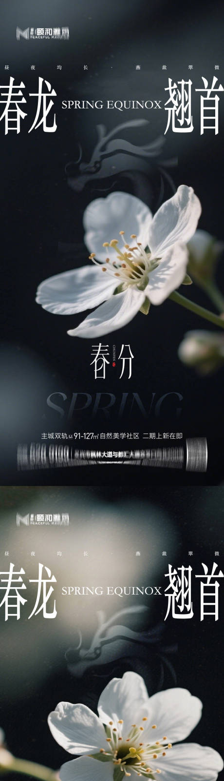 源文件下载【享设计】搜索编号：14570035898275938【龙抬头春分节日节气海报春天】