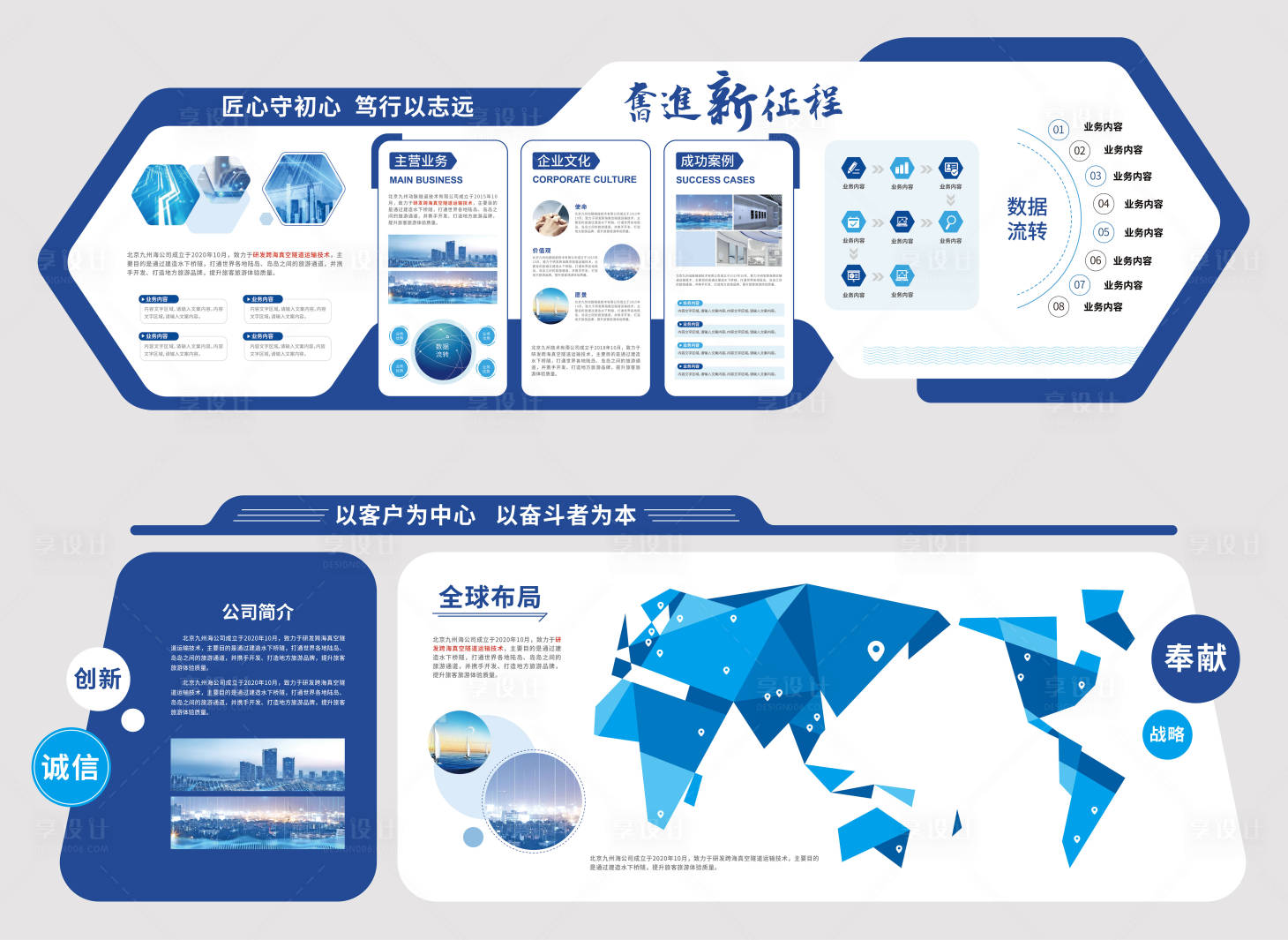 源文件下载【享设计】搜索编号：13380035788997074【企业文化墙】