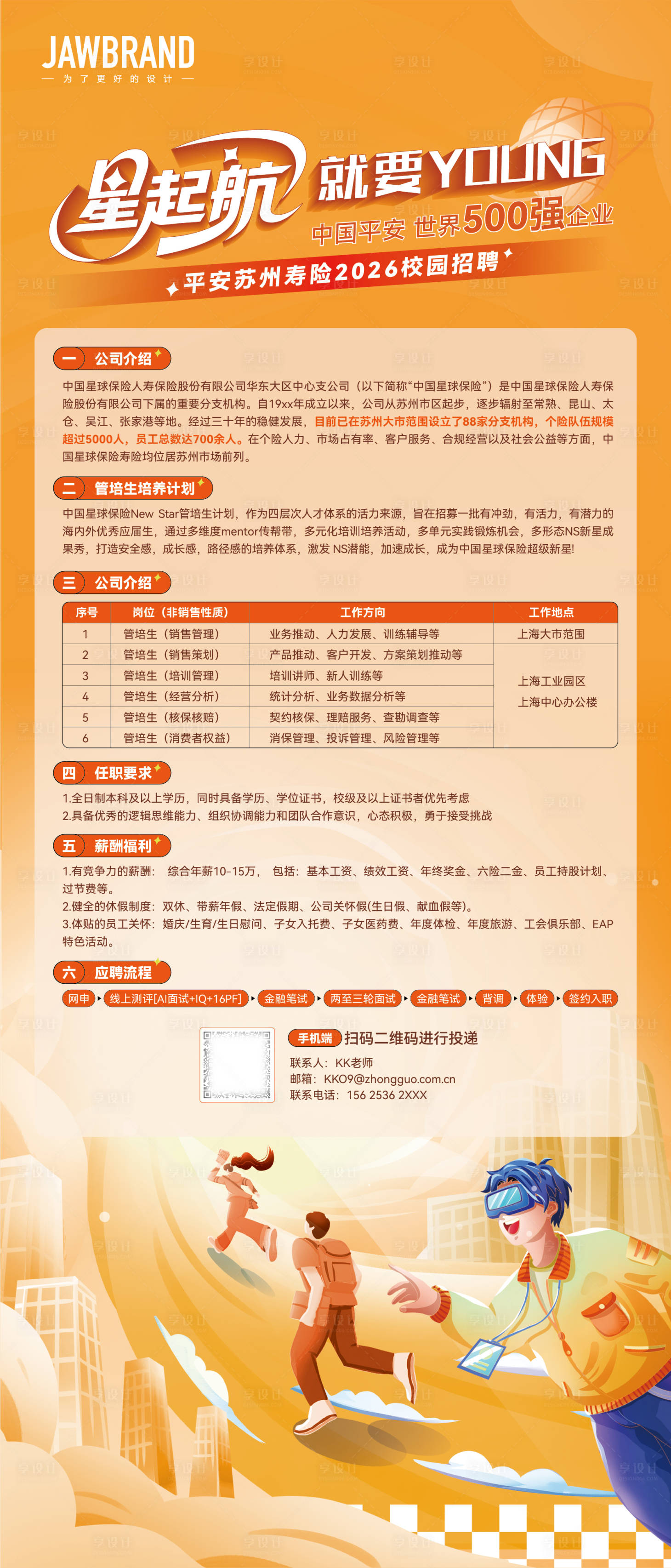 源文件下载【享设计】搜索编号：68600035759341461【星起航招聘易拉宝|招聘单页|招聘展架】