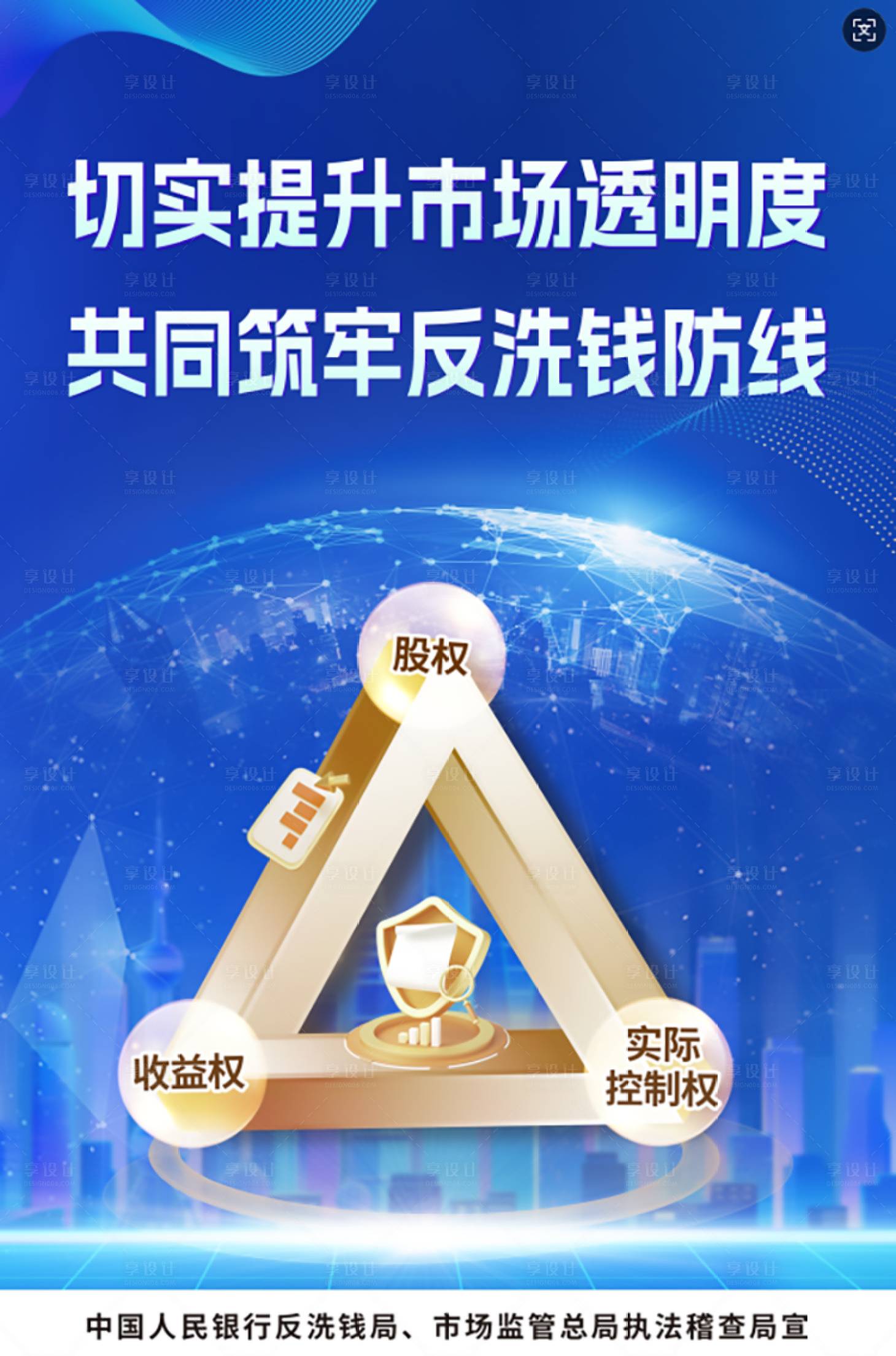 源文件下载【享设计】搜索编号：86030035972529086【反洗钱海报】