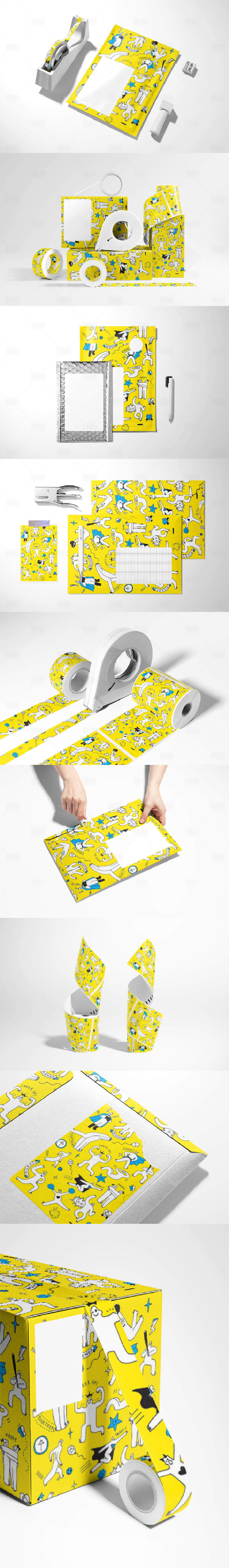 源文件下载【享设计】搜索编号：37200036106994197【快递打包周边文创合集2】