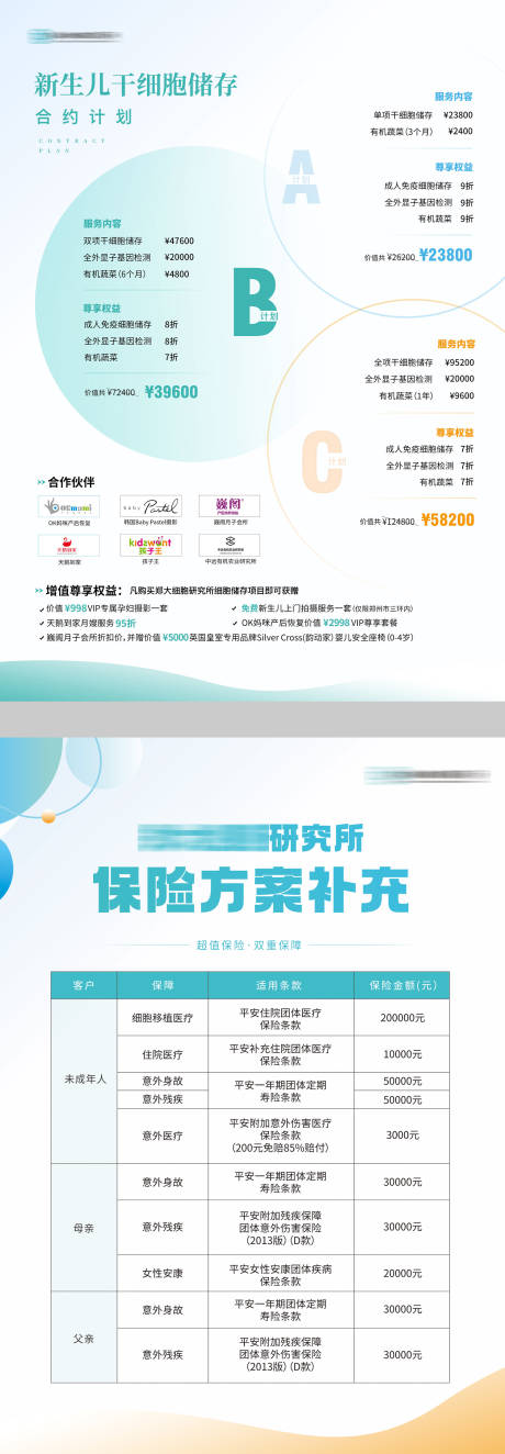 源文件下载【享设计】搜索编号：91500035814877135【简约清新医疗大健康DM单宣传页】