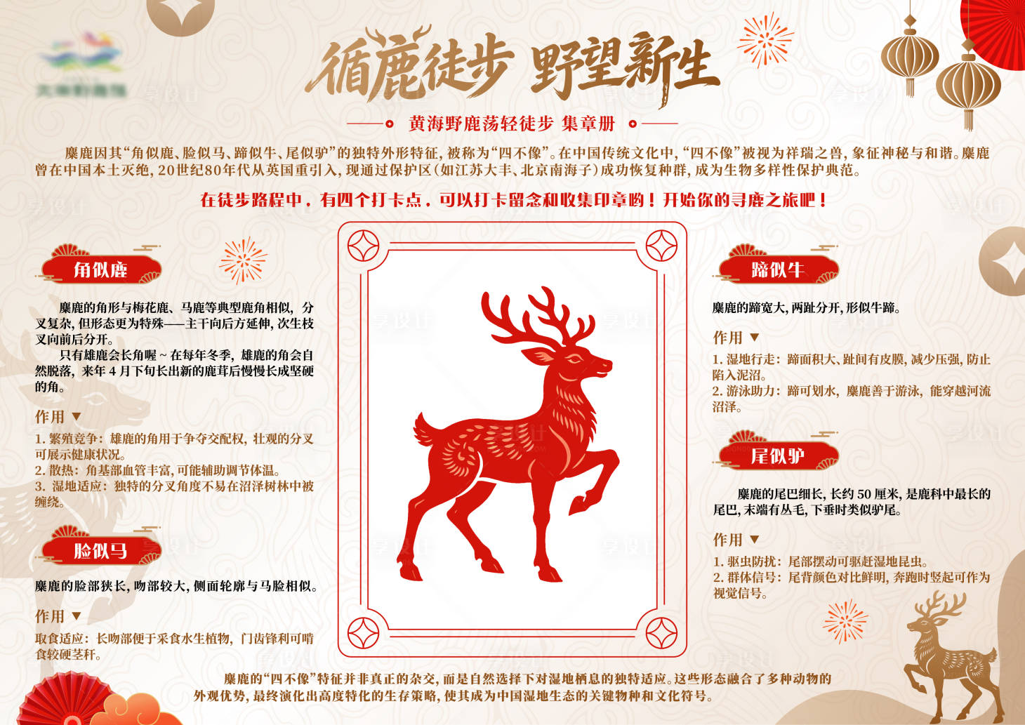 源文件下载【享设计】搜索编号：48840035880689187【新年湿地打卡集章册】