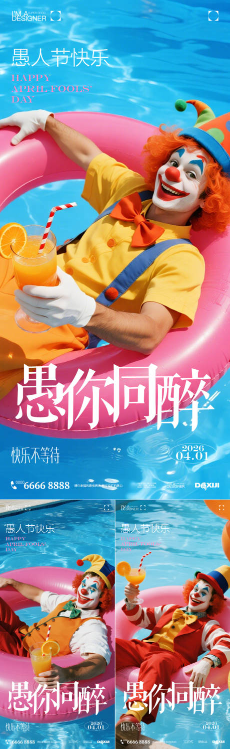 源文件下载【享设计】搜索编号：32580036106014165【愚人节酒吧海报】