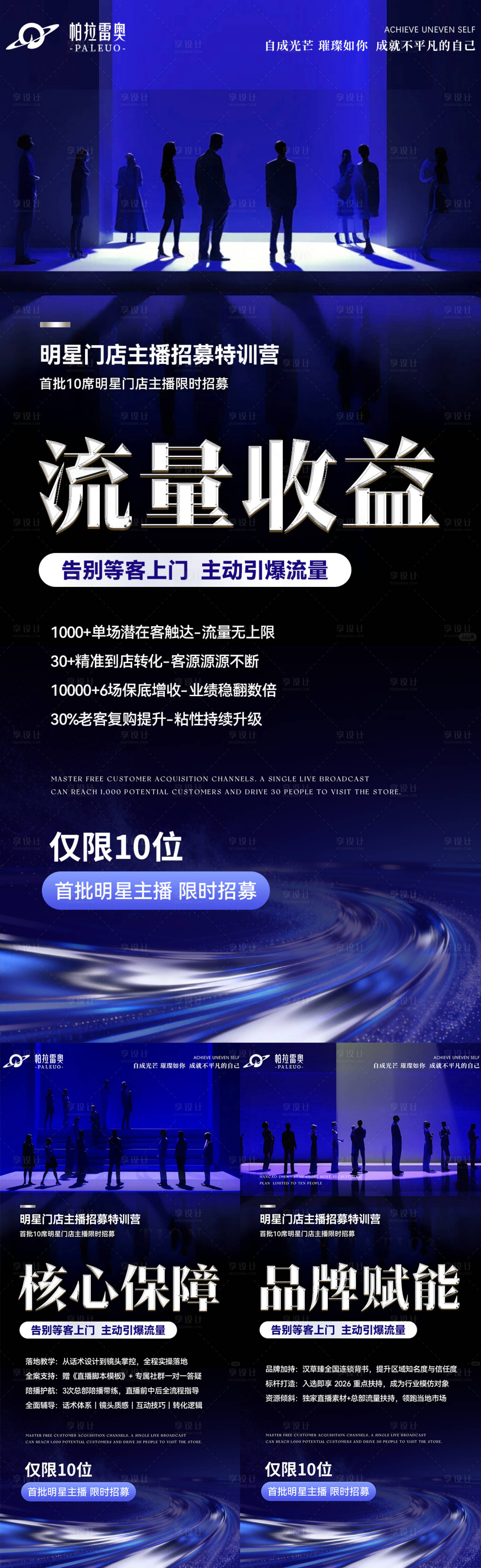 源文件下载【享设计】搜索编号：62100036103602610【招商会议造势大字报品宣系列图】