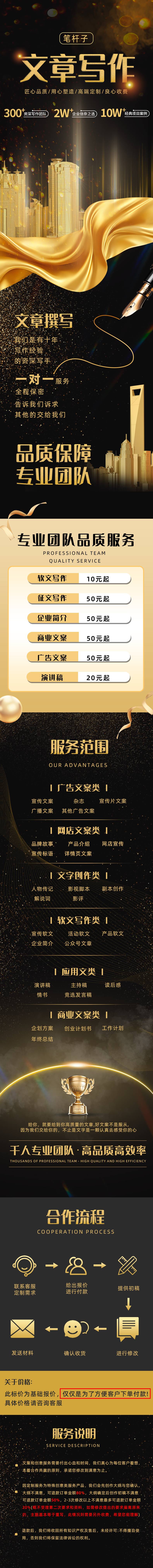 源文件下载【享设计】搜索编号：57240036046209585【文章写作长图海报】