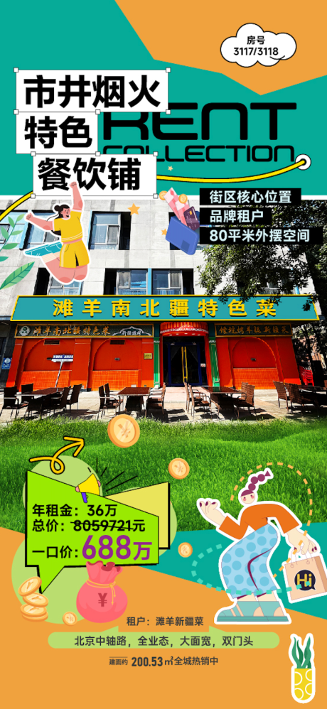 源文件下载【享设计】搜索编号：88100035794345801【商铺推广海报】