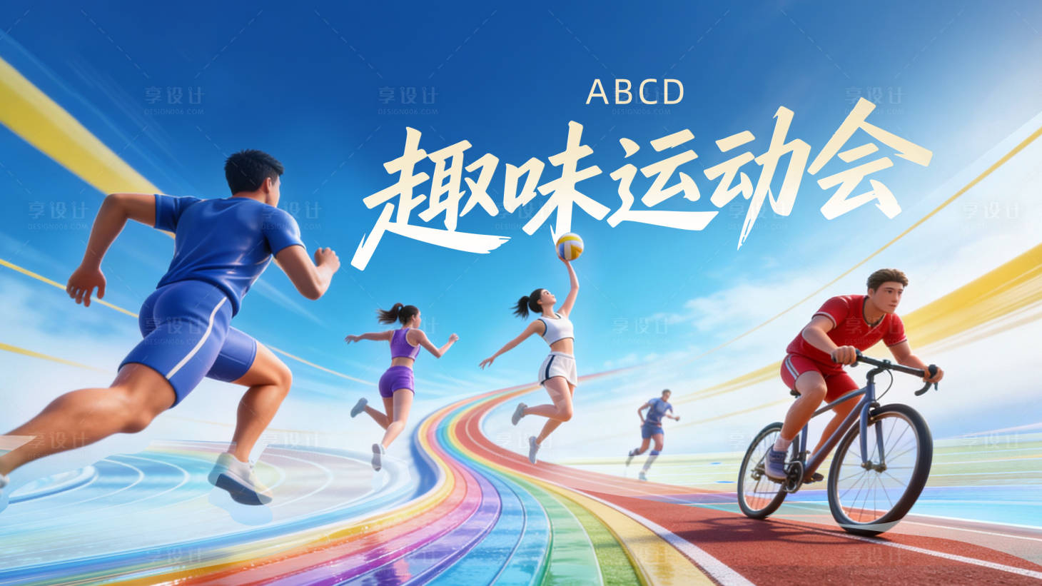 源文件下载【享设计】搜索编号：45480035652296487【趣味运动会】