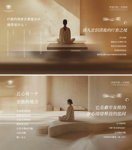 源文件下载【享设计】搜索编号：92980035699235560【疗愈打坐瑜伽背景板】