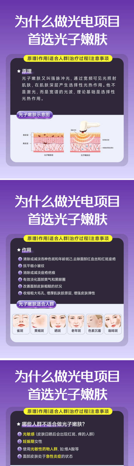 源文件下载【享设计】搜索编号：66730035821861353【光子嫩肤笔记小红书科普】