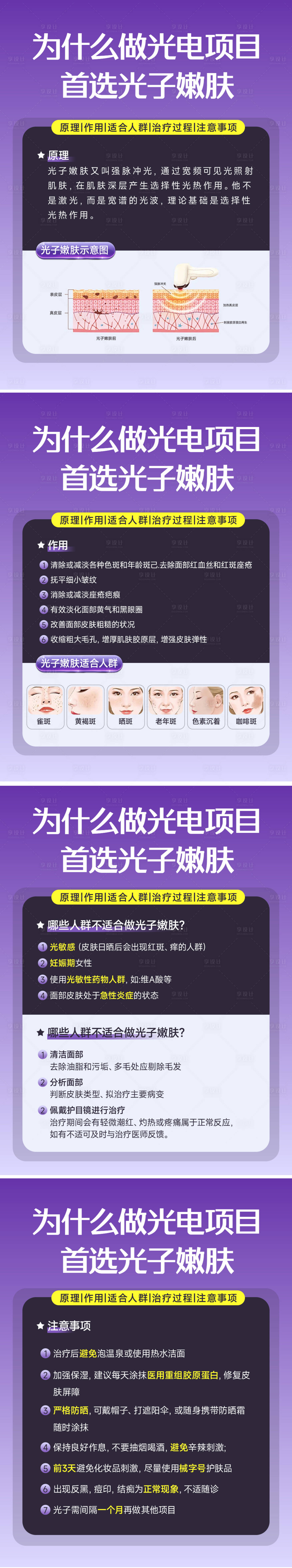 源文件下载【享设计】搜索编号：66730035821861353【光子嫩肤笔记小红书科普】