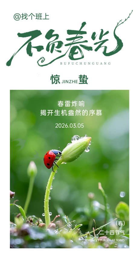 源文件下载【享设计】搜索编号：50970035651627473【惊蛰海报】