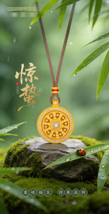 源文件下载【享设计】搜索编号：20850035968997634【惊蛰节气海报】