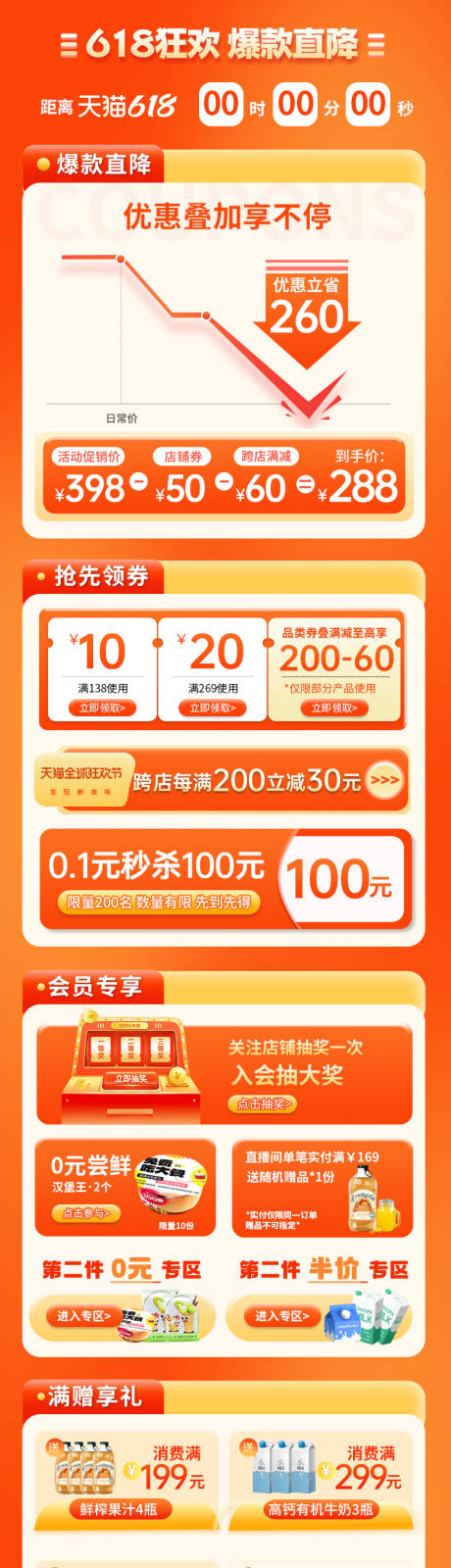 源文件下载【享设计】搜索编号：84240035936337368【天猫618促销电商首页】