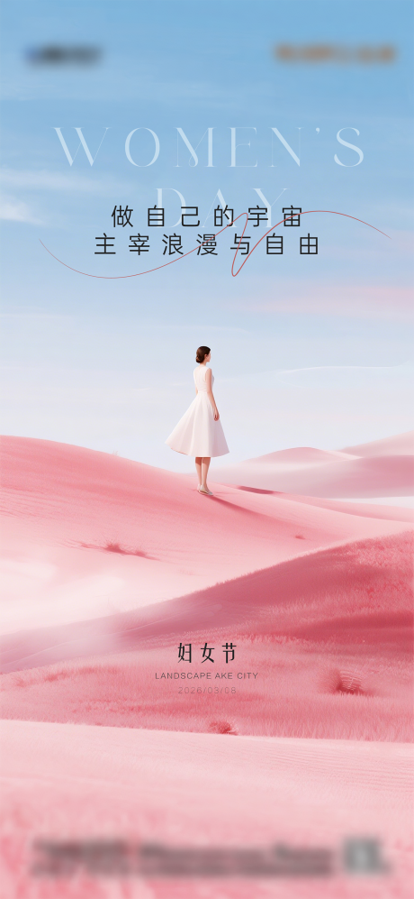源文件下载【享设计】搜索编号：53080035631787639【妇女节海报】