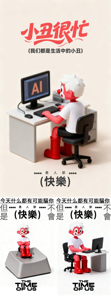 源文件下载【享设计】搜索编号：46830035960588152【愚人节海报】