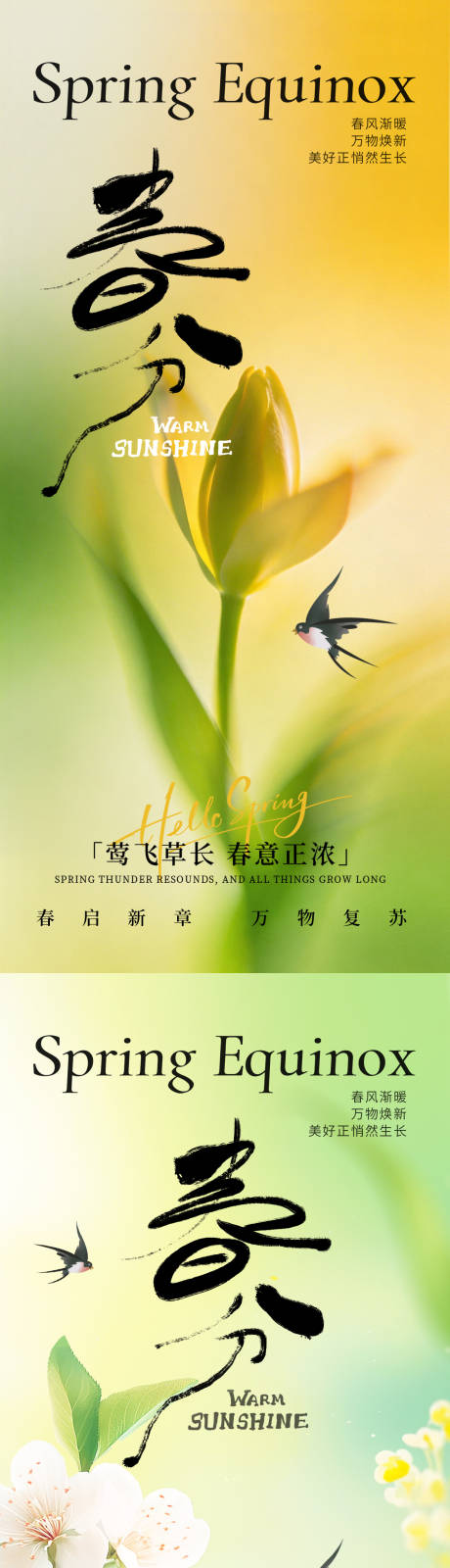 源文件下载【享设计】搜索编号：39560035832466764【春分海报】