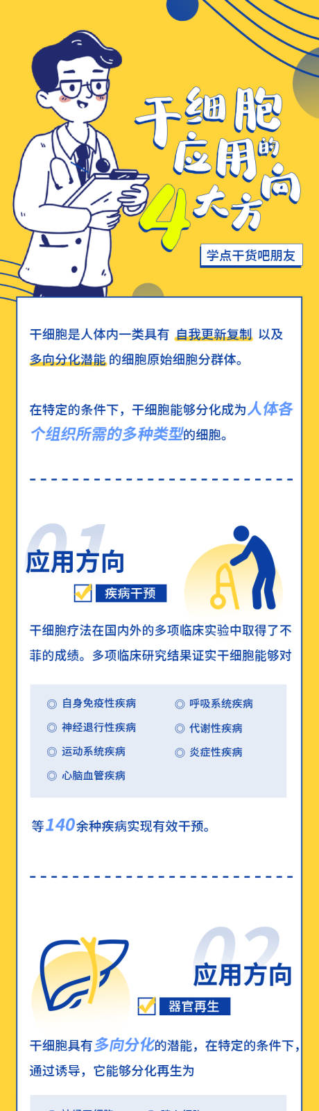 源文件下载【享设计】搜索编号：61650036012021844【孕期干细胞科普医疗大健康长图 】
