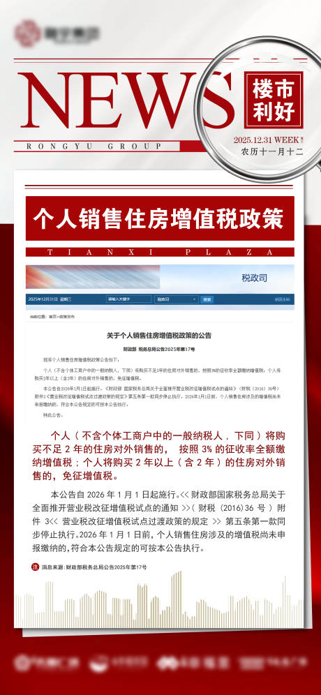 源文件下载【享设计】搜索编号：73450035913398031【楼市政策播报】