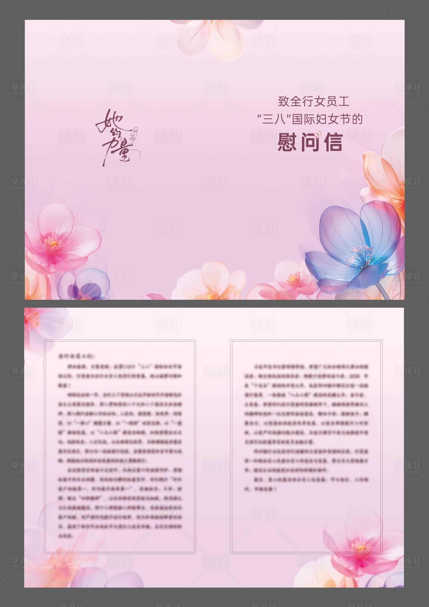 源文件下载【享设计】搜索编号：49460035803747867【慰问信   】