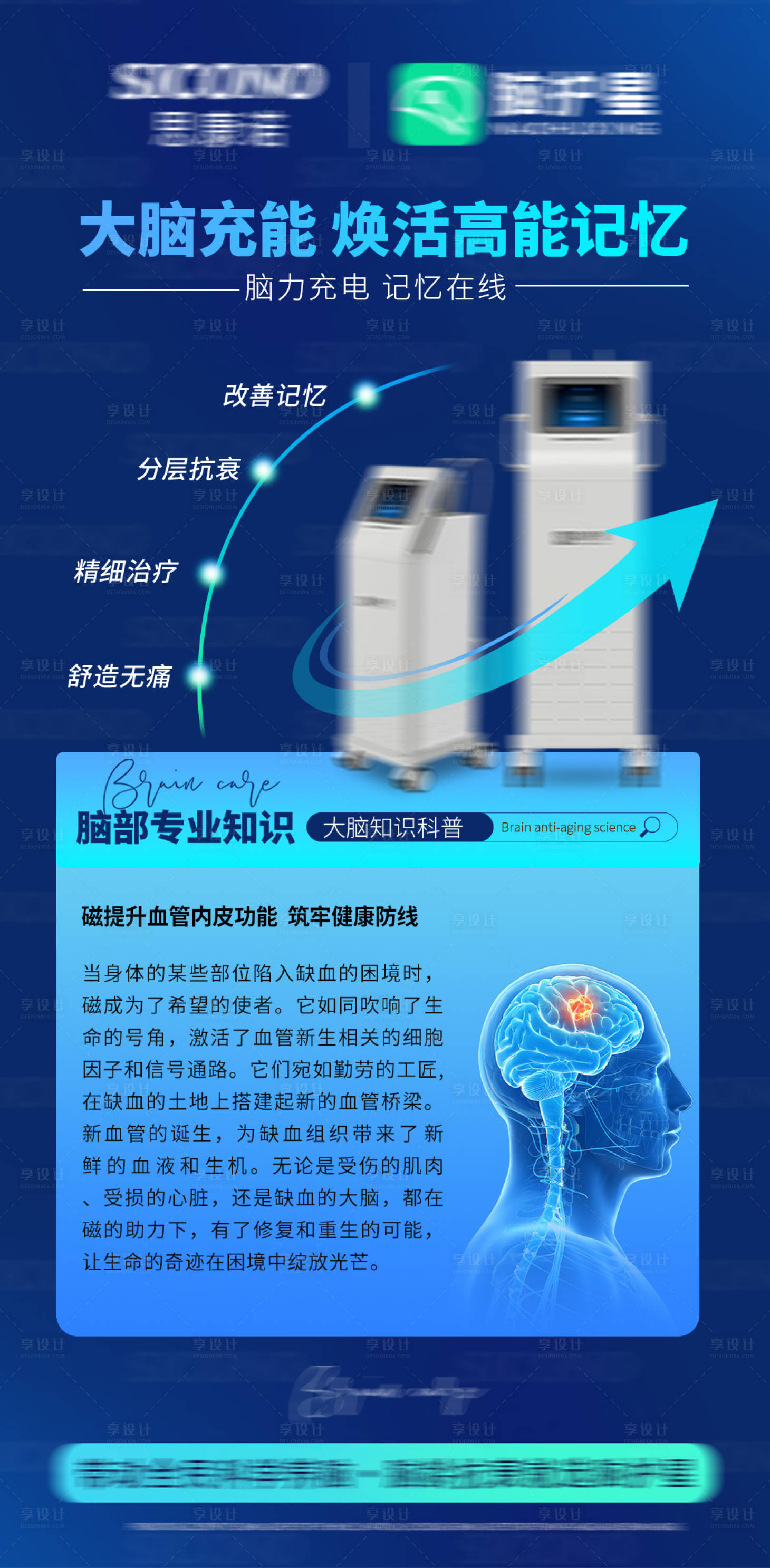 源文件下载【享设计】搜索编号：76180035915097298【脑部脑健康脑抗衰海报】