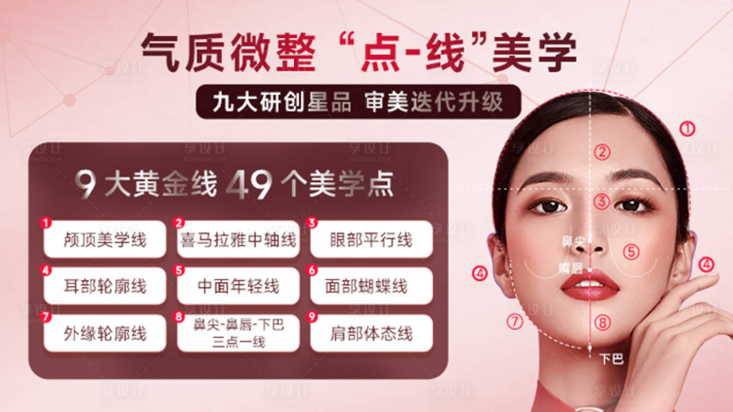 源文件下载【享设计】搜索编号：46740036108495564【医美微整banner】