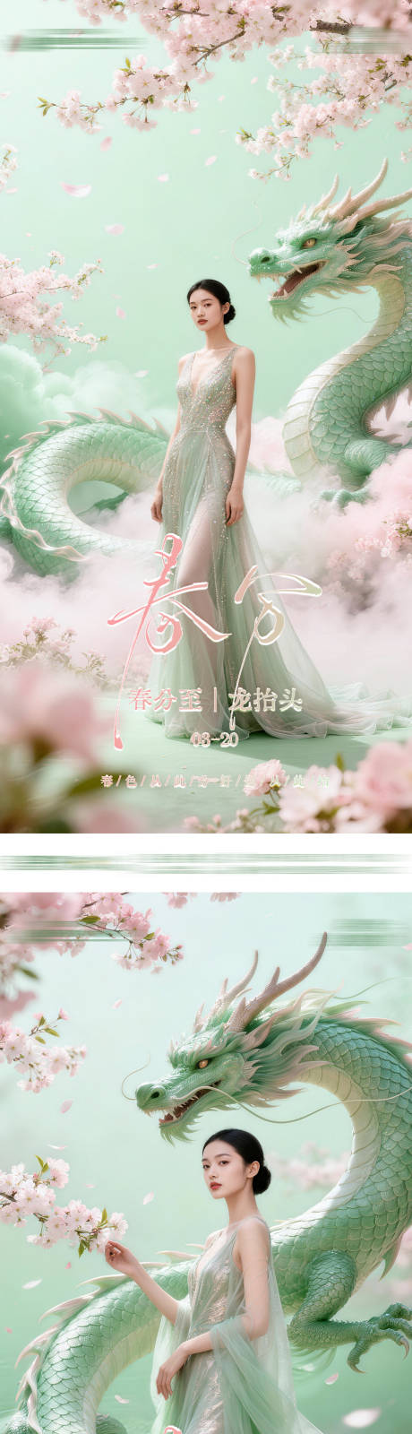 源文件下载【享设计】搜索编号：62940035807112255【二月二龙抬头医美品宣海报】