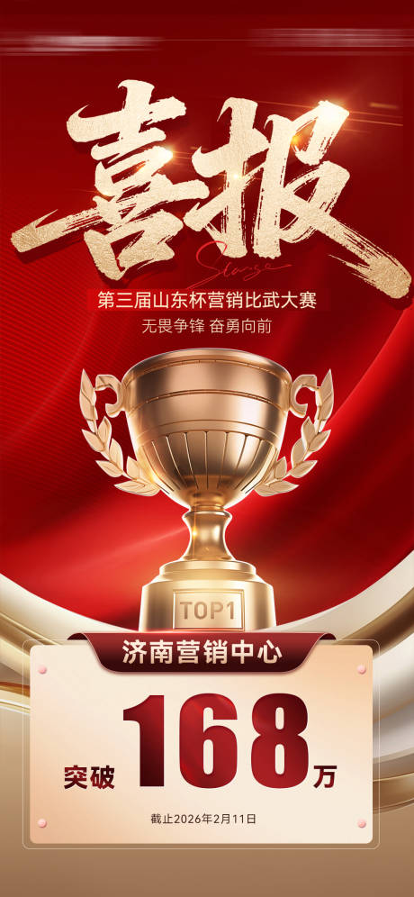 源文件下载【享设计】搜索编号：68800036084759960【喜报战报海报】