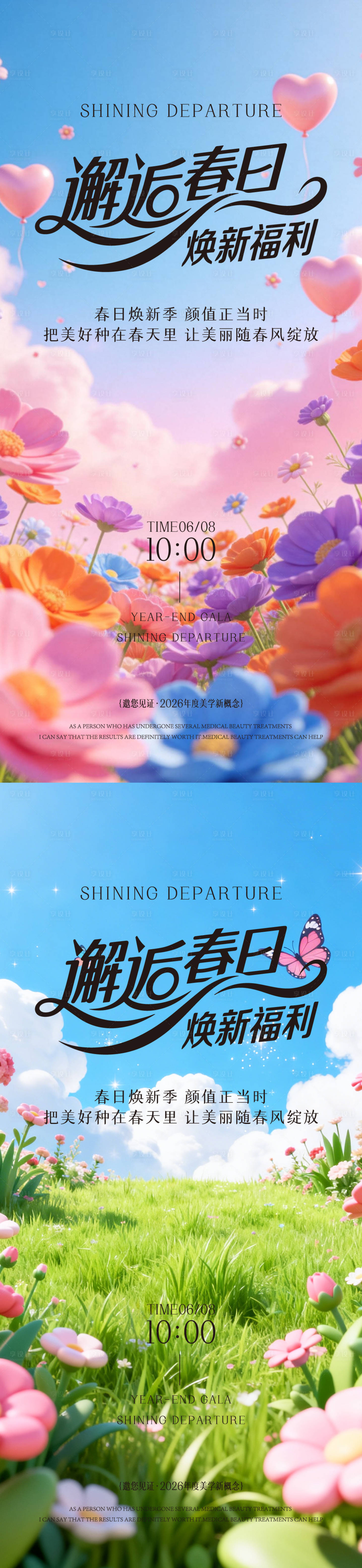 源文件下载【享设计】搜索编号：53130035793899210【春日邀请函】