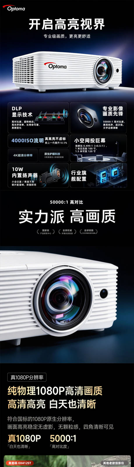 源文件下载【享设计】搜索编号：71230035885123270【奥图码投影仪 】