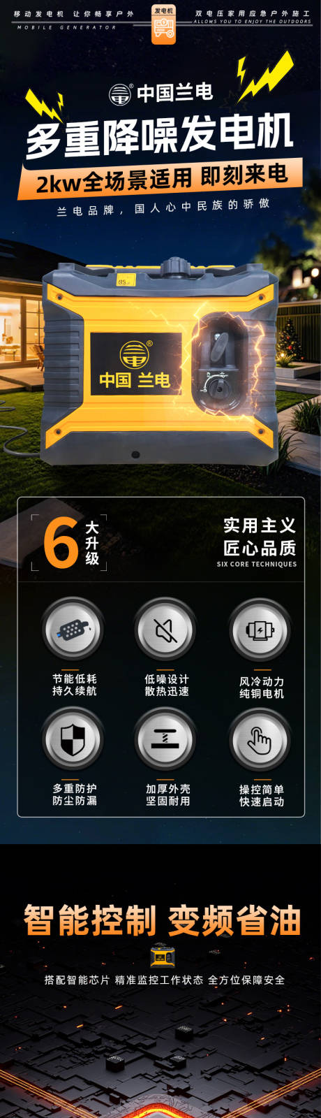 源文件下载【享设计】搜索编号：76100036042369290【发电机详情页】