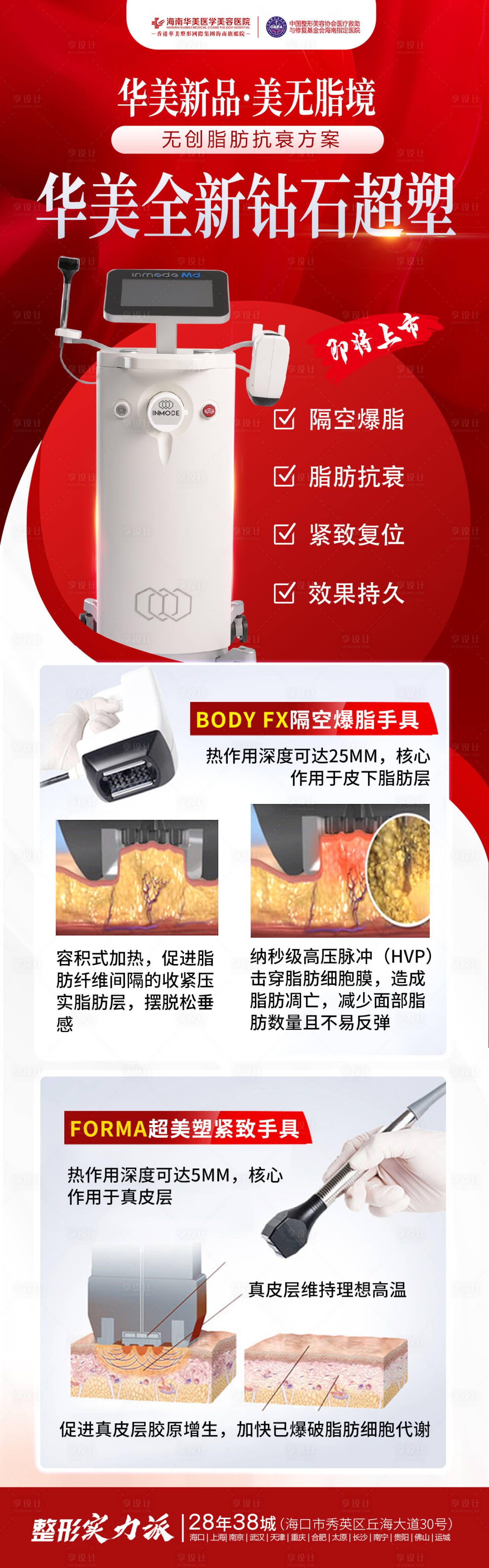 源文件下载【享设计】搜索编号：66840035814915549【医美钻石超塑仪器海报】