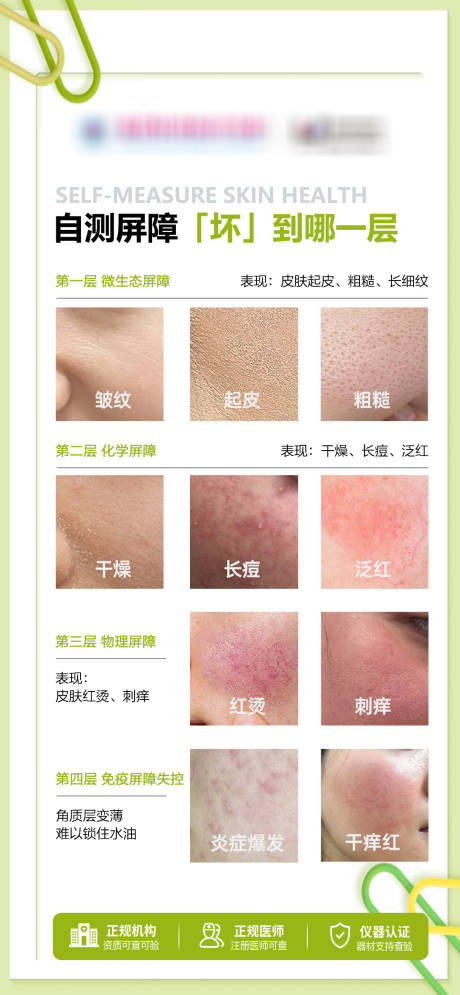 源文件下载【享设计】搜索编号：66470036020276837【医美科普自测屏障】