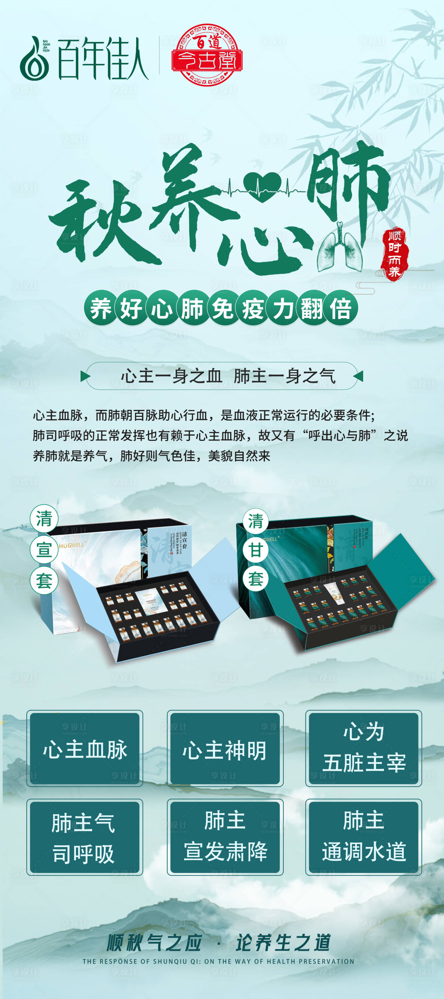 源文件下载【享设计】搜索编号：47980035884601542【秋养心肺】