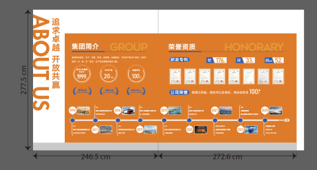 源文件下载【享设计】搜索编号：52670036119329633【形象墙功法墙企业简介企业介绍历程】
