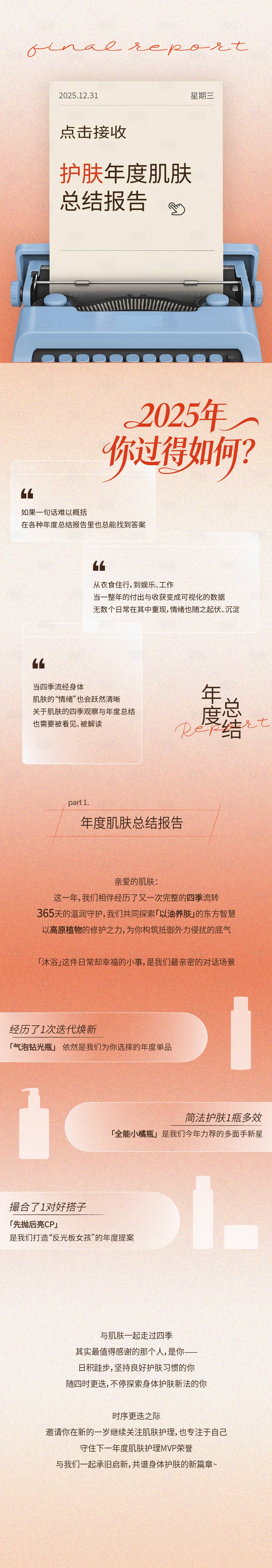源文件下载【享设计】搜索编号：36420036071874168【年终总结长图】