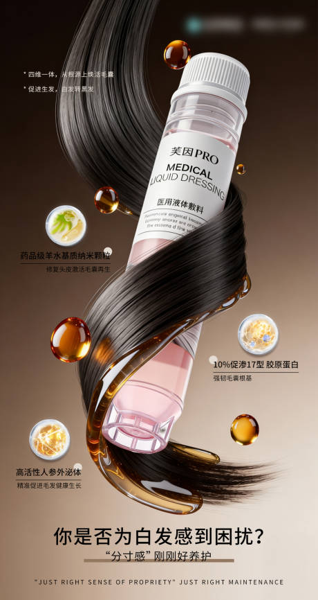 源文件下载【享设计】搜索编号：76970035616545159【你是否为白发感到困扰】