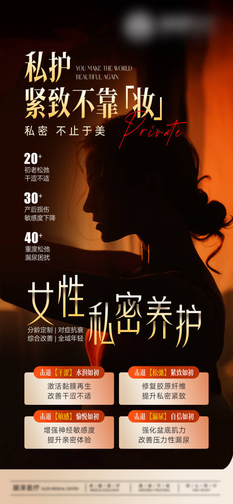源文件下载【享设计】搜索编号：62830035674864661【女性私密养护海报】