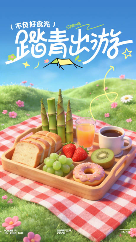 源文件下载【享设计】搜索编号：66350035874079277【踏青出游】