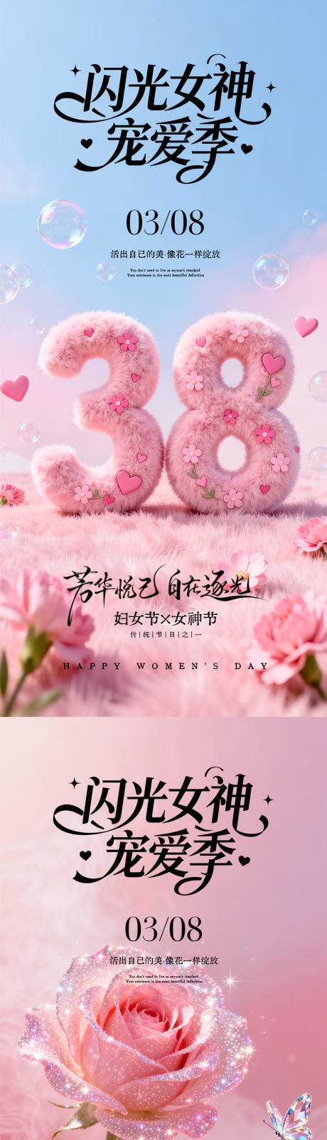 源文件下载【享设计】搜索编号：62560035639244962【38妇女节海报】