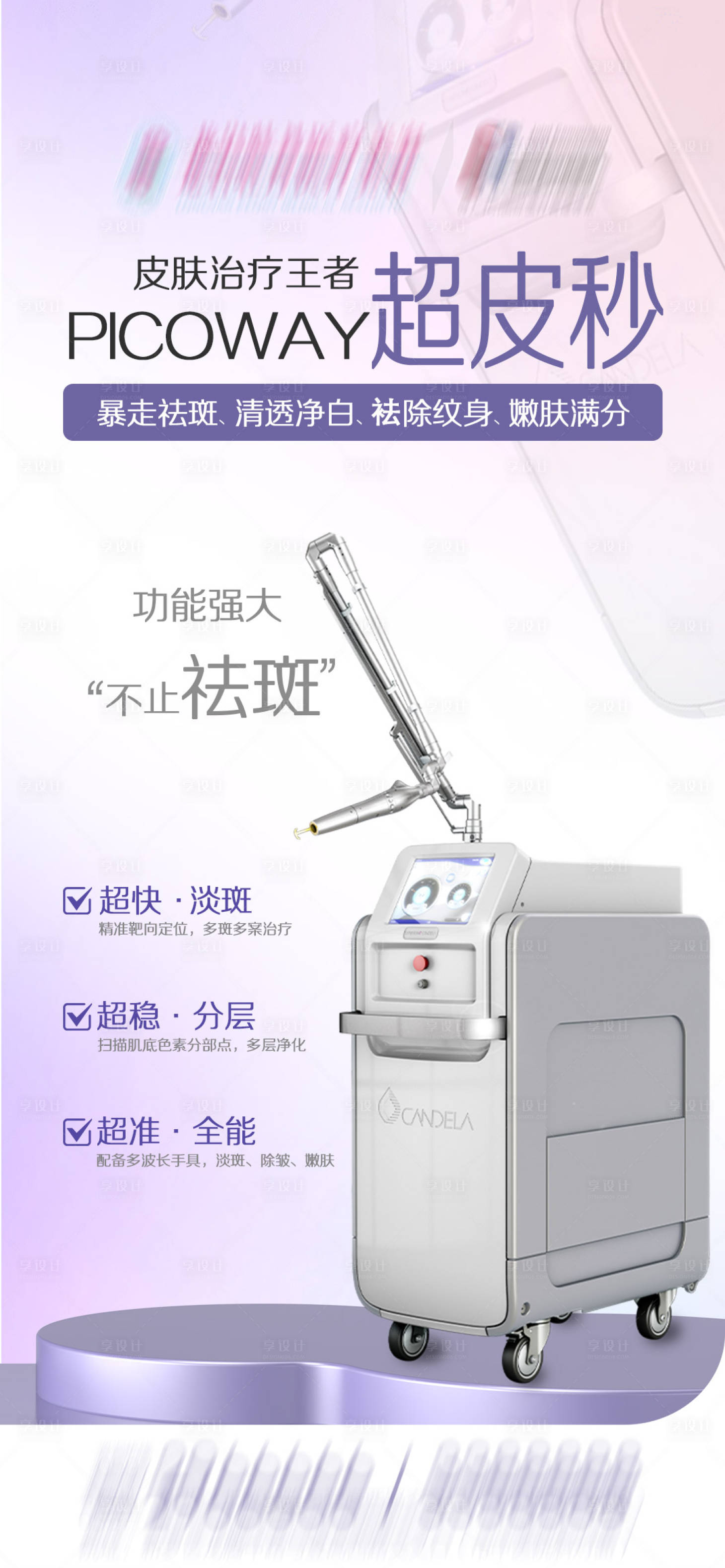 源文件下载【享设计】搜索编号：75510035797351427【超皮秒品宣早安图】