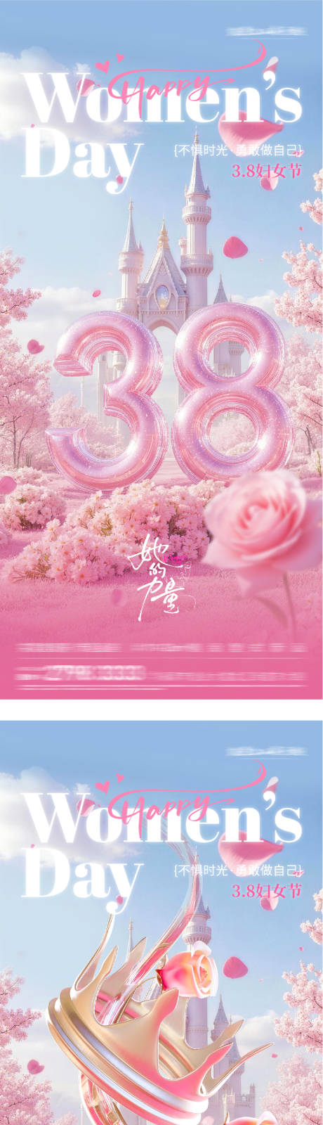源文件下载【享设计】搜索编号：90120035618572145【地产女神节奢感海报】