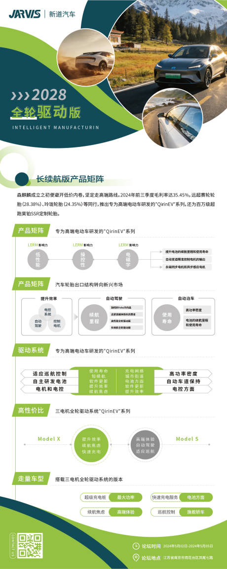 源文件下载【享设计】搜索编号：16240036097647802【公司绿色汽车商务宣传展会展架易拉宝】