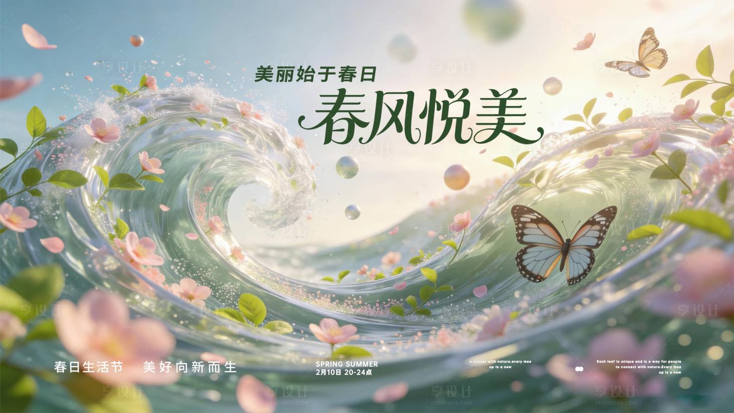 源文件下载【享设计】搜索编号：25060035992155191【春日活动背景板】