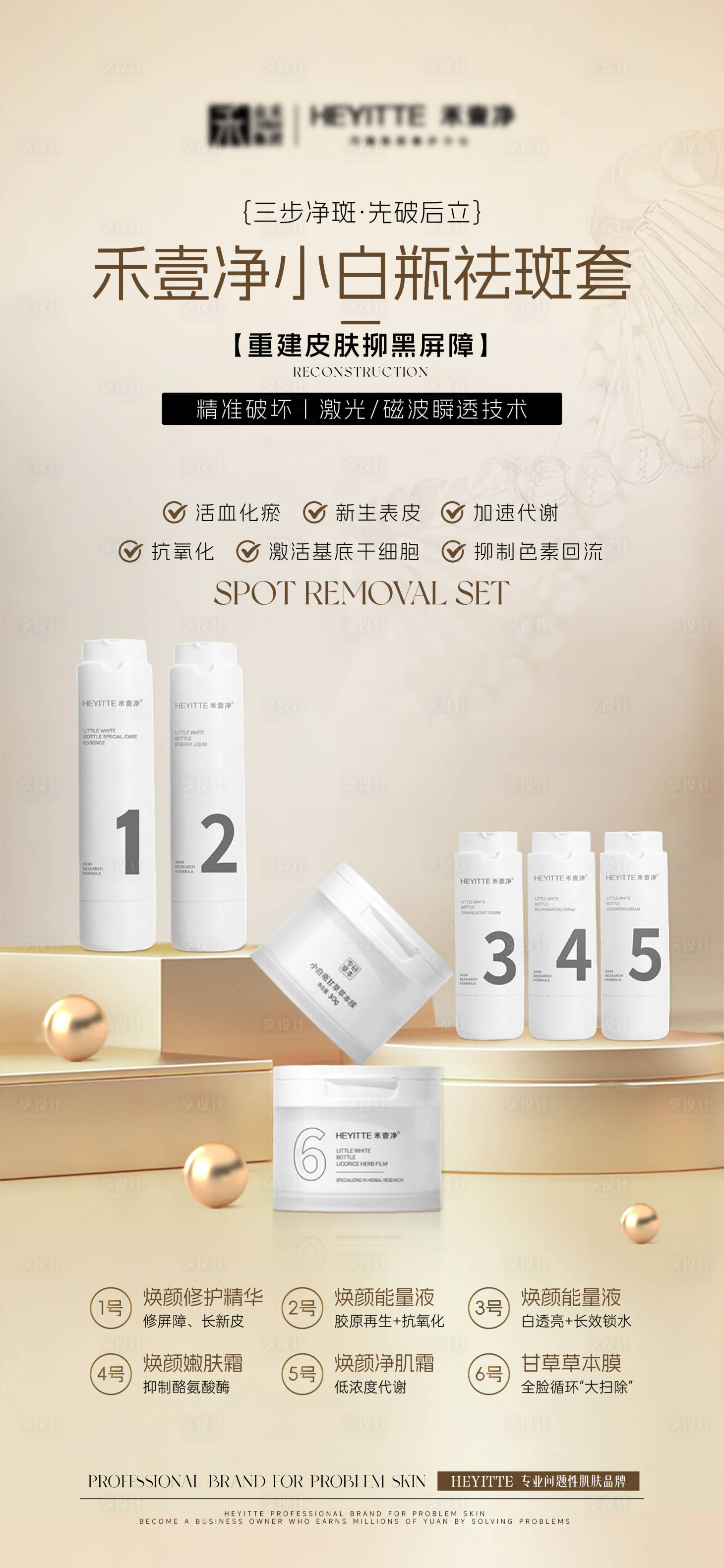 源文件下载【享设计】搜索编号：75850035879875513【医美祛斑产品】